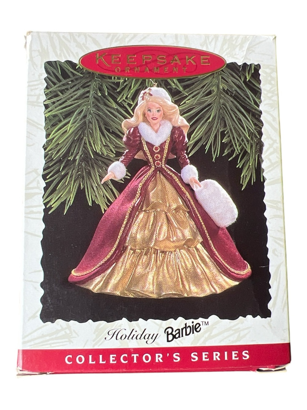 1996 Holiday Barbie Keepsake Ornament Collector’s Series #4